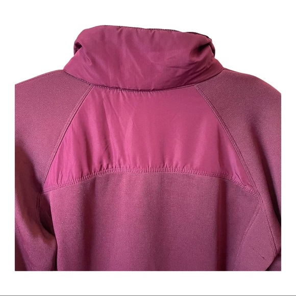 RARE FILA SPORT Athletic Purple Midi Semi-Puffer Fleece-lined Zip-Up Jacket - Picture 7 of 14